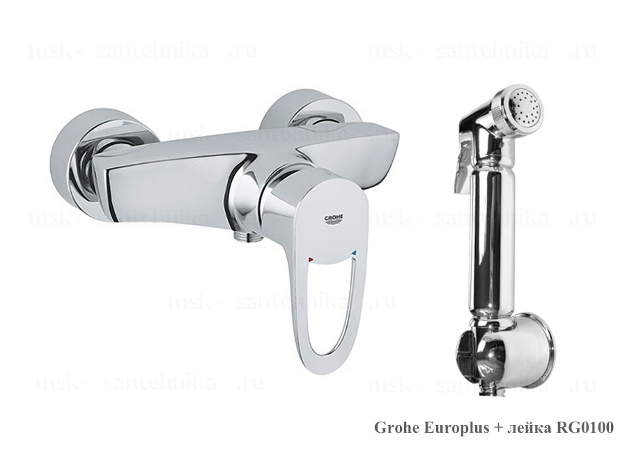Гигиенический душ Grohe Europlus RG0100