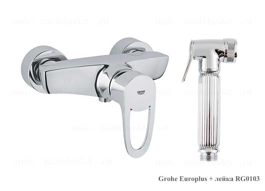 Гигиенический душ Grohe Europlus RG0103