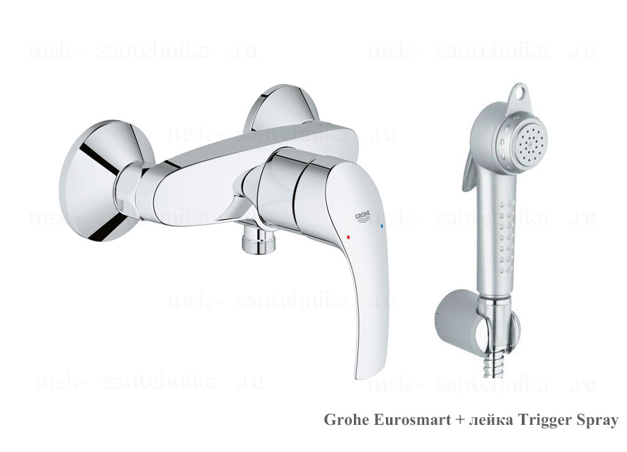 Гигиенический душ Grohe Eurosmart Trigger Spray