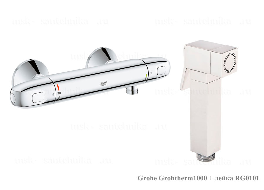 Гигиенический душ с термостатом Grohtherm 1000 RG0101