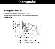 Схема смеситель для душа hansgrohe 32640000